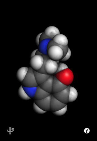 Comparação entre a Psilocina (Psilocibina sem o radical fosfórico) e a Serotonina (Abaixo)