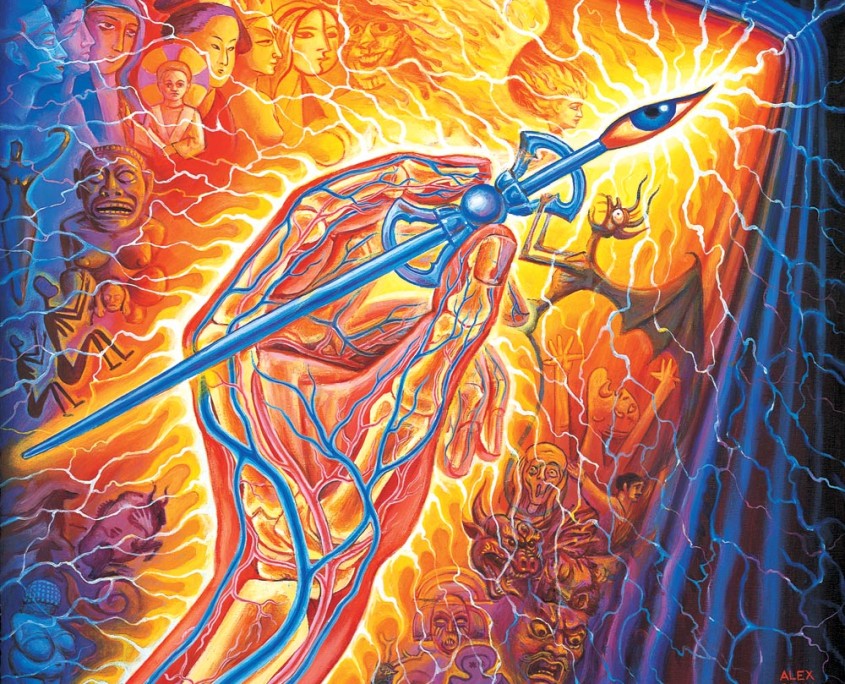 Artists Hand – Alex Grey